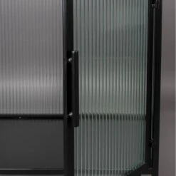 Vitrine 2 Portes Métal Et Verre Trempé -Reflet Maison ced7156c8cf94f31a7cb52e826b018f7