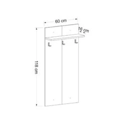 Portemanteau Farsø Blanc -Reflet Maison cff98a06c1ca45deb540053348537485