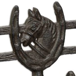 Portemanteau Marron Design Chevaux -Reflet Maison d2643f78806c48f3b5bd4e96a08d07b9