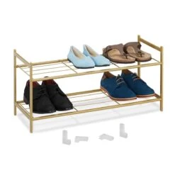 Étagère à Chaussures Empilable 2 Niveaux -Reflet Maison d29b716a6a86466fad59fca5875b7746