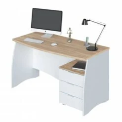 Bureau Avec Caisson De 3 Tiroirs Blanc -Reflet Maison d480e924e9d44ad8b8ac714bf517e264.cropped 135 13 635 636.processed