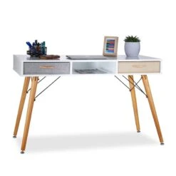 Bureau Design Scandinave 3 Compartiments -Reflet Maison d801b61ab32a47a29af3e915e91c8a0e