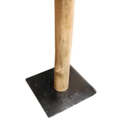 Porte-manteaux H185cm Bois Pied Métal -Reflet Maison dad8eae6f538439c86329215597d74e3