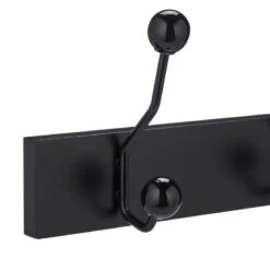 Portemanteau Mural à 5 Crochets Noir -Reflet Maison e422a49dae404c9da249341469b28aad