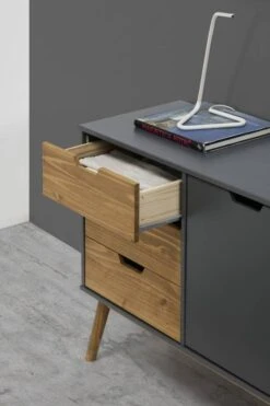 Buffet Java 3 Tiroir 2 Porte Anthracite -Reflet Maison e61893f5cbb94539bdd58deb39834860