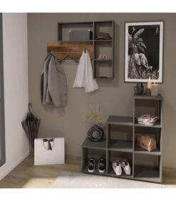 Porte-Manteau Mural 3 Crochets Kanda -Reflet Maison e6cd289cba184ea7880a47595d05a450