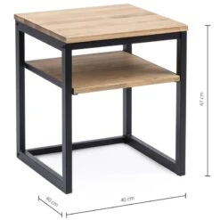 Table De Chevet Icub3 40x40x45cm Noir -Reflet Maison e7045d04717d49fe9b828e97fb09617d