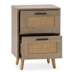 Table Chevet Dalia 2 Tiroirs Chêne -Reflet Maison ea0f0f6643ce4d16a649ab7ab20ac07f