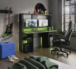 Bureau Gaming Stream Industriel -Reflet Maison ea4d1d7b45f9483c801c81a1aec71b53