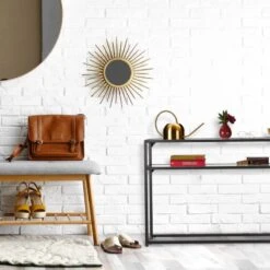 Table De Console Avec Plateau En Verre -Reflet Maison ea7554656dd54ad099c7663fb4cfef21