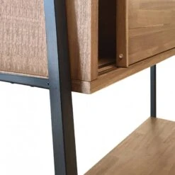 Bureau 2 Tiroirs 2 Portes Acacia,métal -Reflet Maison ec65fce80e744c36805d65f2b6395148