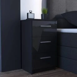 Table De Chevet 66cm Noir -Reflet Maison ec6d40174c694855af5e2d4ea24415b6