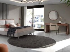 Bureau En Bois De Noyer Et Acier Noir -Reflet Maison ec7d283094f8498b9dfe2e308bb83b5b