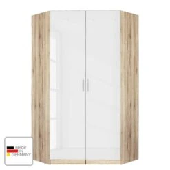 Armoire D'angle Celle -Reflet Maison eckschrank celle eiche sonoma dekor hochglanz weiss 2117746
