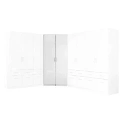 Armoire D'angle Celle -Reflet Maison eckschrank celle hochglanz weiss alpinweiss 1402307
