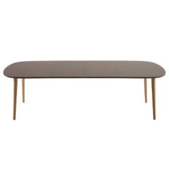 Table Extensible Dalila -Reflet Maison esstisch dalila mit ausziehfunktion buche teilmassiv braun 160 x 100 cm 1284002
