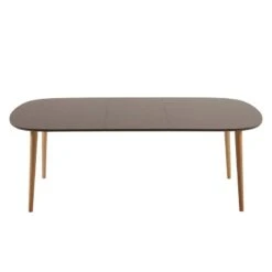 Table Extensible Dalila -Reflet Maison esstisch dalila mit ausziehfunktion buche teilmassiv braun 160 x 100 cm 1284014
