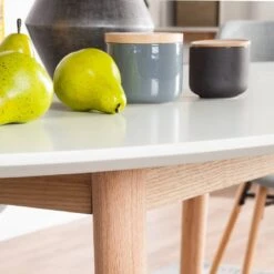 Table LINDHOLM Ovale -Reflet Maison esstisch lindholm i eiche teilmassiv 170 x 90 cm 4136292