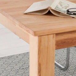 Table Fonctionnelle Kreios -Reflet Maison esstisch redwood mit ausziehfunktion kernbuche massiv geoelt 3373401