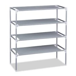 Étagère à Chaussures 4 Niveaux -Reflet Maison f0047e51c33d4fc38b39f948a1a8587a