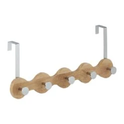 Porte-manteau De Porte Avec 5 Crochets