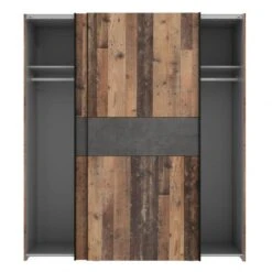 Armoire Effet Bois Vintage Béton Gris -Reflet Maison f1ebb1cdb0fb470bb0f0bd4d2856bb45