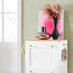 Meuble à Chaussures FSR144-WN -Reflet Maison f73a31e7751a4fb98e96650e19ccaac8