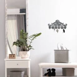 2x Porte-manteau Mural En Fonte Noir -Reflet Maison f95bfa5575c74920afb48c5c7403d3bb 2