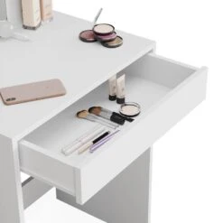 Coiffeuse Isabelle Avec Tabouret Et LED -Reflet Maison f9e1e799a71d47be97d6b28f3f2ebeed