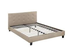 Lit Julia - 140 X 190 Cm - Taupe