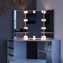 Coiffeuse D'angle Arielle (3 éléments) -Reflet Maison faa622935f33478f84a236a0ce021c7b