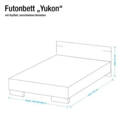 Lit Futon Yukon 9 Lit Futon Yukon -Reflet Maison futonbett yukon eiche saegerau 1386757