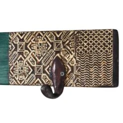 Porte-manteaux Mural Goa 9 Porte-manteaux Mural Goa -Reflet Maison garderobenleiste goa akazie mango teilmassiv mehrfarbig 4998044