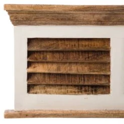 Panneau Porte-manteaux Newhaven -Reflet Maison garderobenleiste newhaven mango massiv eisen mango weiss 5042928