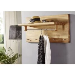 Porte-manteau Mural Anamur I -Reflet Maison garderobenpaneel anamur i wildeiche massiv 4213728