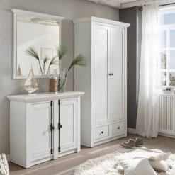 Armoire De Vestibule Geestland -Reflet Maison garderobenschrank geestland pinie weiss dekor 4486384