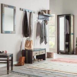 Porte-manteaux Mural Goa 11 Porte-manteaux Mural Goa -Reflet Maison garderobenschrank goa braun 4357284