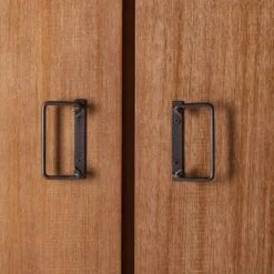 Armoire Manchester II -Reflet Maison garderobenschrank manchester akazie teilmassiv akazie akazie anthrazit 110 cm 2 tuerig 4874992