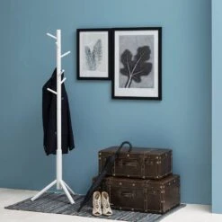 Porte-manteaux Vind -Reflet Maison garderobenstaender vind weiss 4065008