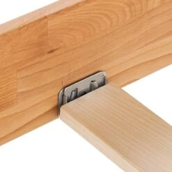 Lit En Bois Massif AresWOOD -Reflet Maison liegeflaeche 140 x 200 cm 332649