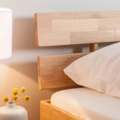 Lit En Bois Massif EosWOOD -Reflet Maison massivholzbett eoswood inklusive 4 bettkaesten eiche massiv 180 x 200cm eiche weissoel 3597589