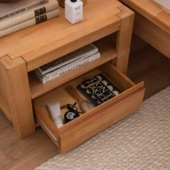 Table De Chevet ParosWood -Reflet Maison nachtkommode arendal massivholz kernbuche natur geoelt 4075680