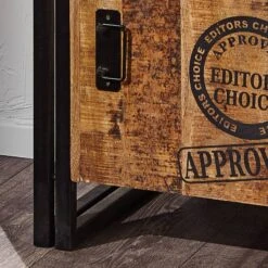 Table De Chevet Iron -Reflet Maison nachtkommode iron mango massiv eisen 3718061