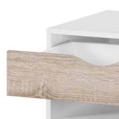 Table De Chevet Sunndal I -Reflet Maison nachtkommode sunndal i weiss eiche dekor 4845032