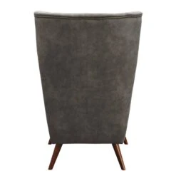 Fauteuil à Oreilles Madame Lebon II -Reflet Maison ohrensessel madame lebon ii microfaser dunkelgrau 4263620