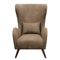 Fauteuil à Oreilles Madame Lebon II -Reflet Maison ohrensessel madame lebon ii microfaser latte macchiato 4263576