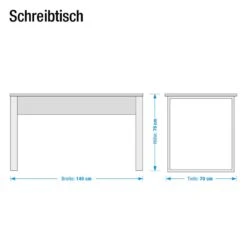 Bureau Paddington I -Reflet Maison paddington schreibtisch hochglanz weiss lackiert 1225032