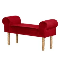 Banc Capitonné Banquette -Reflet Maison polsterbank banquette samt rot 2788586