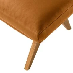 Pouf Repose-pieds Hepburn I -Reflet Maison polsterhocker hepburn echtleder echtleder neka cognac 5025444