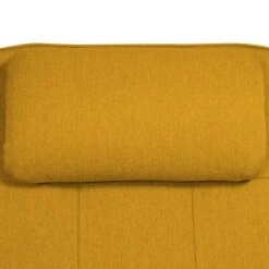 Fauteuil De Relaxation Long Island Tissu -Reflet Maison relaxliege long island webstoff stoff zahira senfgelb 3940964